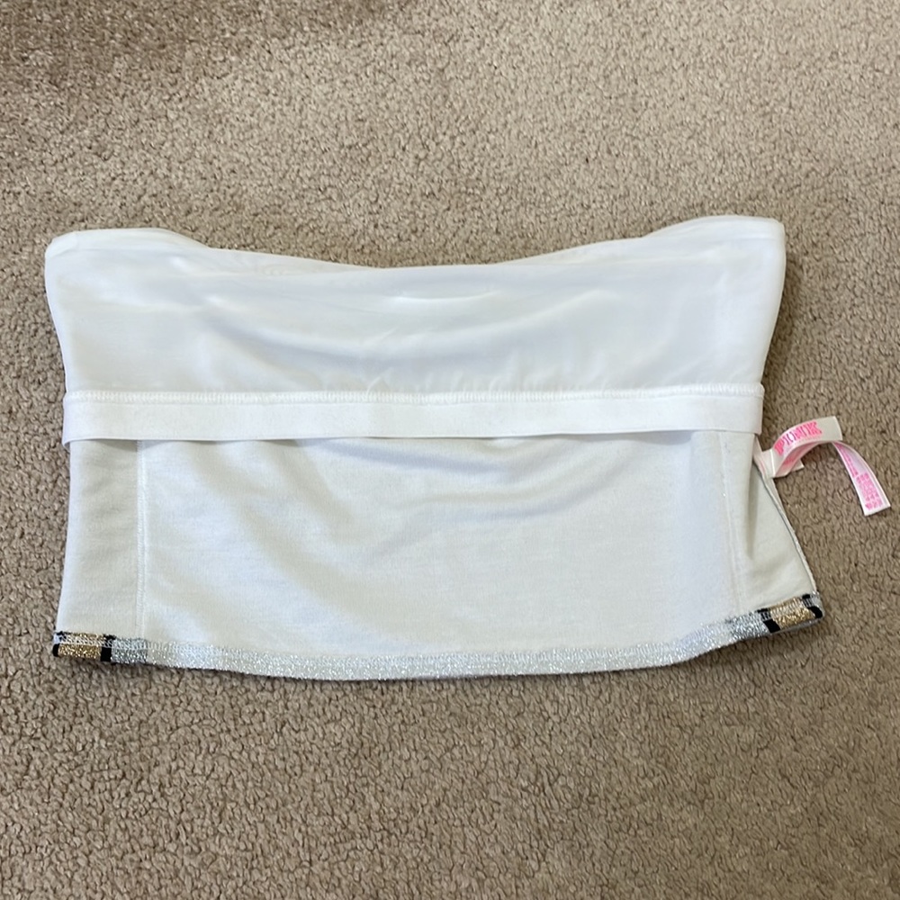 Victoria Secret PINK Silver Tube Top Size Large - Picture 10 of 10